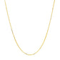 Double Extendable Box Chain in 14k Yellow Gold (0.51 mm)