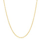 18k Yellow Gold Round Cable Link Chain (1.50 mm)