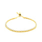 Adjustable Tennis Style Bracelet with Cubic Zirconia in Sterling Silver (5.10 mm)