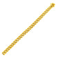 6.15mm 10k Yellow Gold Semi Solid Miami Cuban Chain