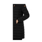 Save The Duck Sold Faux Fur Lined 3/4 Hooded Women Coat Black