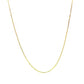 18k Yellow Gold Diamond Cut Cable Link Chain 0.8mm
