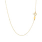 14k Yellow Gold Necklace with Five Pointed Star