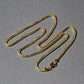 2.2mm 14k Yellow Solid Gold Diamond Cut Round Franco Chain