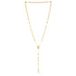 14K Yellow Gold Rosary Necklace