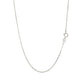 14k White Gold Polished Mini Heart Necklace