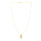 14k Yellow Gold with Round Roman Coin Pendant