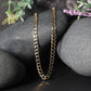 4.7 mm 14k Two Tone Gold Pave Curb Chain