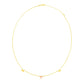 14k Yellow and Rose Gold Mom Necklace