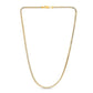 14k Yellow Gold Round Pave Franco Chain (3.15 mm)