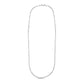 Sterling Silver Rhodium Plated Paperclip Chain (3.00 mm)