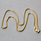 14k Yellow Gold Solid Round Box Chain (2.5 mm)