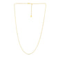 14k Yellow Gold Adjustable Franco Chain (1.00 mm)