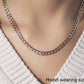 14k Two Tone Gold Pave Curb Chain (5.70 mm)