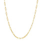 14K Yellow Gold Wide Paperclip Chain (3.20 mm)