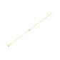 14k Yellow Gold MOP Evil Eye Bracelet