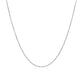 10k White Gold Cable Link Chain (0.50 mm)