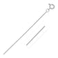 14k White Gold Classic Box Chain (0.40 mm)