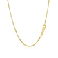 14k Yellow Gold Round Box Chain (1.3 mm)