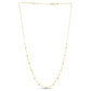 14k Yellow Gold Bead Necklace