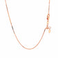 14k Rose Gold Adjustable Box Chain (0.85 mm)