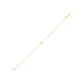 14k Yellow Gold Star of David Bracelet