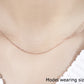 14k Rose Gold Diamond Cut Cable Link Chain (1.10 mm)