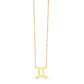 14K Yellow Gold Gemini Necklace