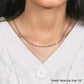 18k White Gold Diamond Cut Cable Link Chain (2.60 mm)