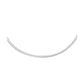 2.5mm 14k Two Tone Gold Reversible Omega Necklace