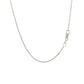 14k White Gold Diamond Cut Rolo Chain (1.10 mm)