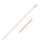 14k Rose Gold Solid Diamond Cut Rope Chain (1.60 mm)