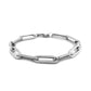 14K White Gold Extra Wide Paperclip Chain Bracelet (6.10 mm)