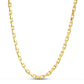 14k Yellow Gold French Cable Link Chain (3.60 mm)