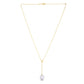14k Yellow Gold Tesoro Pearl Lariat Necklace