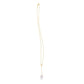 14k Yellow Gold Tesoro Pearl Lariat Necklace