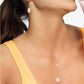 14k Yellow Gold Tesoro Pearl Lariat Necklace
