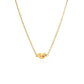14k Yellow Gold Chain Necklace with Polished Knot