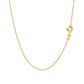 14k Yellow Gold Oval Cable Link Chain (0.97 mm)