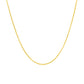 14k Yellow Gold Round Cable Link Chain (1.1 mm)