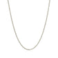 18k White Gold Diamond Cut Cable Link Chain (1.40 mm)