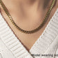 14k Yellow Gold Polished Miami Cuban Chain Necklace