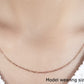 14k Rose Gold Diamond Cut Cable Link Chain (1.30 mm)