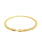 4.5mm 10k Yellow Gold Miami Cuban Semi Solid Bracelet