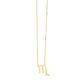 14K Yellow Gold Scorpio Necklace