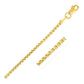 14k Yellow Gold Solid Round Box Chain (1.60 mm)