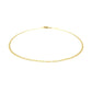 14k Yellow Gold Mariner Link Anklet 1.7mm