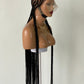 Feeding Braid Wig (Medium Brown Full Lace) Color 1B, Waist Length - Sharon