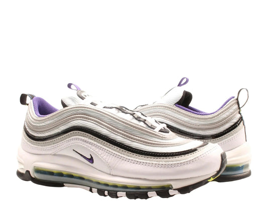 Nike Air Max 97 Men Running Sneakers White/Court Purple-Black