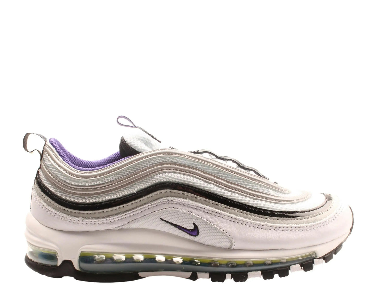 Nike Air Max 97 Men Running Sneakers White/Court Purple-Black